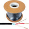 25m 2 Core Shielded Screened Audio Cable – PURE COPPER – Microphone Lead Reel – Perfect for XLR & 6.35mm Connectors – OFC Instrument/Mic Drop Install Studio Wire