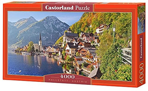 Castorland C-400041-2 - Puzzle Hallstatt, Österreich 4000 Teile, Red