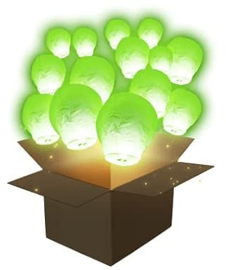 Farol volador Balloon verde X50