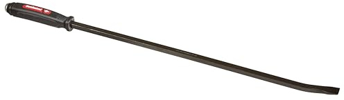 Mayhew 60148 Dominator 31 Curved Pry Bar | Fully Heat-Treated Steel, Strikeable Cap & Shock-Absorbing Ergonomic Handle