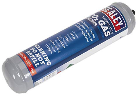 Sealey Bouteille de gaz jetable Dioxyde de carbone, CO2/100