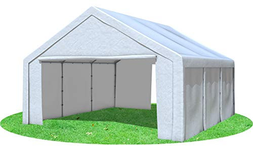 Stabilezelte Partyzelt 5x6 m Modular Pro PE 240 g/m² wasserdicht inkl. Seiten Festzelt Gartenzelt Weiss