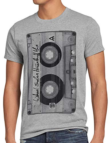 style3 DJ Kassetten T-Shirt Herren Tape 80er Kassette Foto