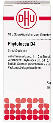 PHYTOLACCA D 4 Globuli 10 g