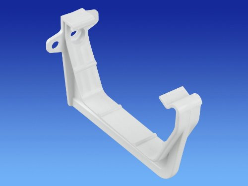 Pack of 3 x Wavin OSMA 4T819w White Gutter Support Bracket for 100mm Squareline System