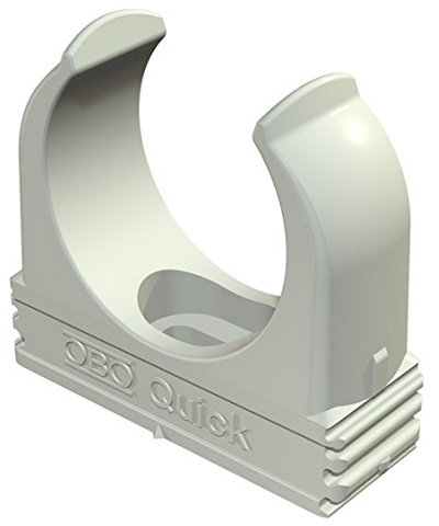 OBO Quick-Schelle M20, lichtgrau, 100 Stück, 2149010-100