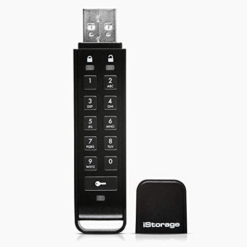 iStorage datAshur Personal2 64 GB - Clé USB sécurisée - Protégé par mot de passe - Portable - Cryptage matériel de qualité militaire