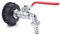 Raccord robinet en laiton chromé sortie 3/4'' 90 degrés - cannelé 15mm