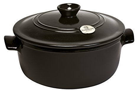 Emile Henry Ronda Cocotte EH794540 carbón cerámica 26 x 26 x 16.5 cm