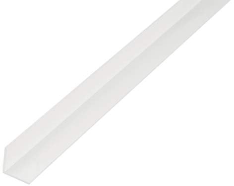 Alberts 479206 Cornière | plastique, en blanc | 1000 x 10 x 10 mm