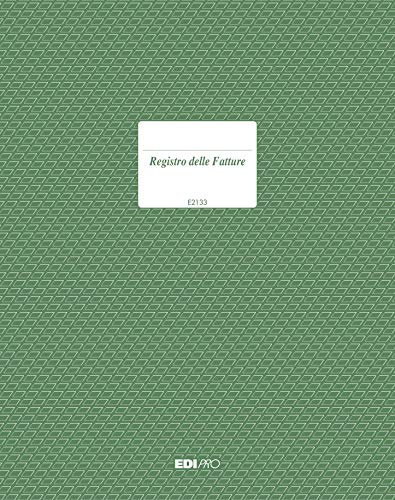 EDIPRO - E2133 - Registro IVA fatture 22 pagine numerate f.to 31x24,5
