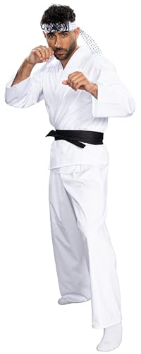 Karate Kid The DELUXE Daniel Mens Replica Gi Costume (X-Large)