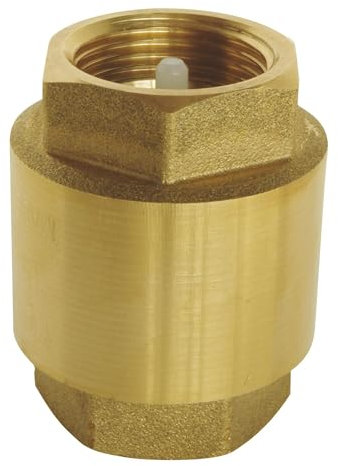 SOMATHERM FOR YOU, Clapet de retenue universel 1/2 Double Femelle en laiton et plastique, montage toutes positions, pour eau, air et mazout, pression max 12 bars, température 110°C