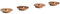 wolfcraft 2913000 Lot de 4 Centreurs Ø 10 mm,vert