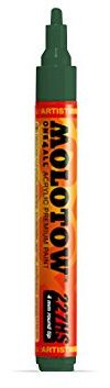 Molotow 227-HS Marker ONE4ALL, 4mm Spitze, 9,0ml, Mr. Green