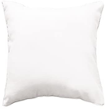 douceur d'intérieur, Coussin (40 x 40 cm) Essentiel Blanc, Polyester