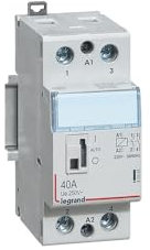 412545 Legrand - Contacteur Jour Nuit Bobine 230v~ - 2p - 40a - Contact 2no - 2 Modules