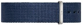 Daniel Wellington Classic Strap 20mm Fabric (Polyester) Silver