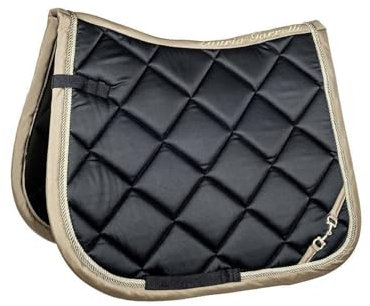 HKM Golden Gate Bit Schabracke, Dunkelblau, Dressur Größe, 746569000145_Dark Blue_One Size