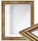 WANDStyle Spiegel 50x60 cm im Barock-Stil aus Holz, großer Goldener Wandspiegel, Made in Germany - H550