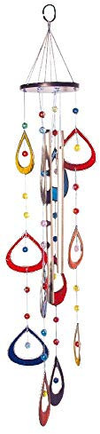 Suncatcher Klangspiel Drops Fiberglas bunt 50cm