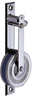 jarolift Avvolgitore Standard a Vite per Cinghia Tapparelle di Lunghezza 5,5 m e Larghezza 23 mm, in Acciaio Nichelato Lucido