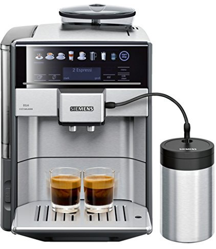Siemens te617 F03de autonome entièrement automatique Machine Espresso 1.7L 2tasses Noir, Acier inoxydable – Cafetière (autonome, Machine à Espresso, noir, acier inoxydable, toucher, 1,7 l, 2 tasses)