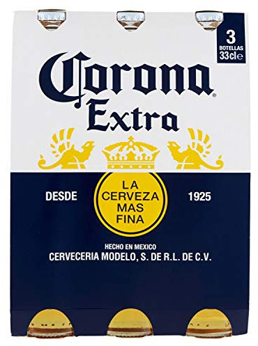 Corona Extra Birra, Pacco da 3 x 33cl