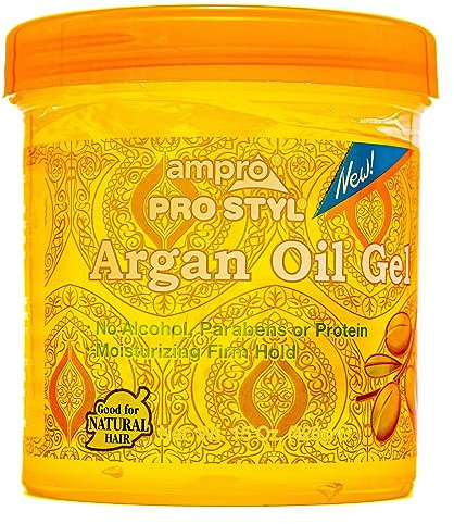Ampro Pro Styl Styling-Gel – Schützt und stärkt Ihre Strähnen – Nicht schuppend, alkoholfrei, vegane Formel – Flexibler, berührbarer Halt für alle Haarstrukturen – Regular – 426 g