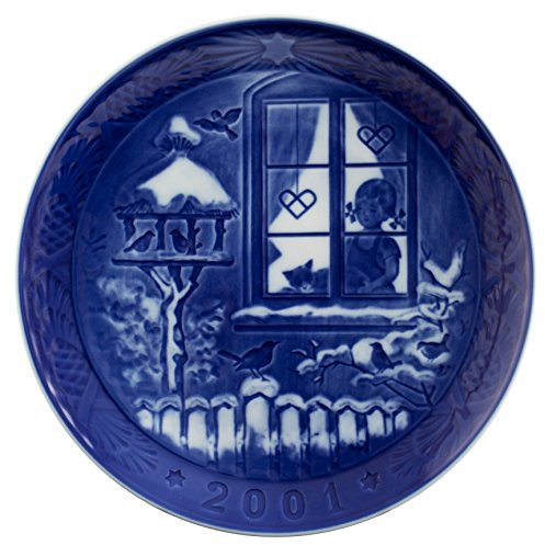 ROYAL COPENHAGEN PIATTO DI NATALE 2001 ORIGINALE PORCELLANA PRIMA SCELTA