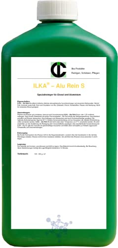 ILKA® - Alu-Rein S Spezialreiniger für Aluminium und Metalloberflächen | 10ltr | Reiniger auch für eloxierte Alu-Fassaden, Chrom, Edelstahl, Kunststoffe