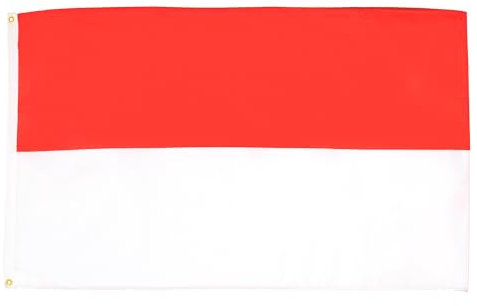 BANDIERA MONACO 150x90cm - GRAN BANDIERA MONEGASCA 90 x 150 cm Poliestere leggero - Bandiere - AZ FLAG