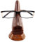 Zap Impex ® Spectacle Ausstellungsstand, Rundboden aus Holz Nase Brillenhalter - Desktop-Zubehör 6.5 Zoll
