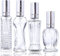 H&D HYALINE & DORA Vintage de Cristal Spray vacía Botella de Perfume Recargable Botellas Regalos Boda decoración Juego de 4