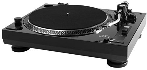 Music Hall USB-1 - Plato giradiscos de correa, color negro