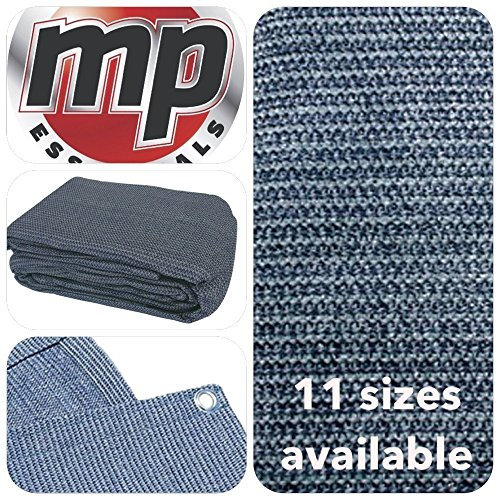 Breathable & Weatherproof Outdoor Groundsheet Tent & Awning Carpet (2.5 x 6m, Blue & Grey)