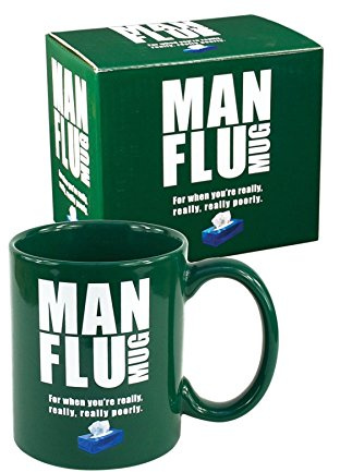 Quality When A Cold Is Not Just A Cold! - Novelty Man Flu Mug Cup - Great Novelty Gift Present Idea for Birthdays Christmas Xmas Stocking fillers Secret Santa