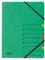 Pagna Ordnungsmappe Easy (Sammelmappe, 7 Fächer, 1-7) grün