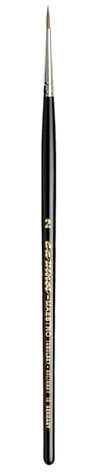 DA VINCI 10 Series Tobolsky-Kolinsky Sable Water Colour Brush, Bristle, Red, 19 x 0.17 x 30 cm