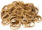 Whitecroft Essentials No 63 6x80mm Natural Rubber Bands (Box of 454g), oak|orange|beige|brown