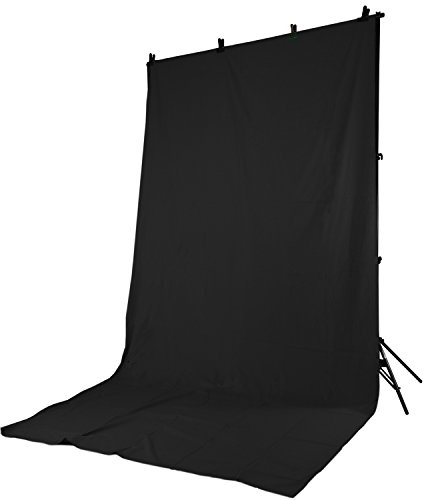 DynaSun - Sfondo professionale per studio fotografico, in alluminio, colore nero