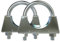 2 Stück Bügelschelle M8 Rohrschelle Ø 60 mm