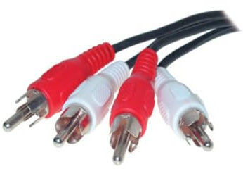 S/CONN maximum connectivity 2 Cinchstecker/ 2 Cinchstecker, 0,5m