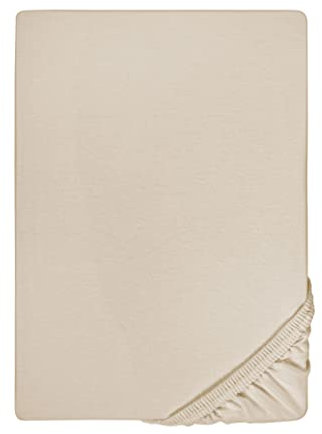 biberna Feinjersey-Spannbetttuch 0077144 kitt 1x 140x200 cm - 160x200 cm