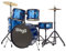 Stagg 25020588 TIM122B Drum Set (55,88 cm (22 Zoll), 5 Stück) inkl. Hardware mit Cymbal Throne blau
