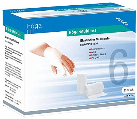 HÖGA-MUBILAST Fixierbinde 6 cmx4 m m.Cellophan 1 St