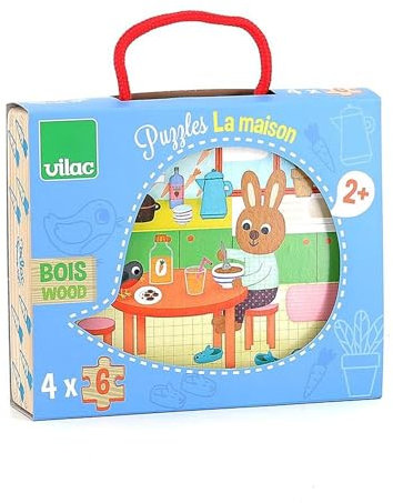 Vilac - 2643 - The House Puzzles - 24 Pezzi