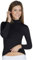 YSABEL MORA Camiseta Térmica para Mujer de Cuello Alto. Ropa Térmica de Chica con Cuello Cisne para Invierno y Frío Extremo. Térmico Interior para Deporte y Nieve. Color Negro. Talla M