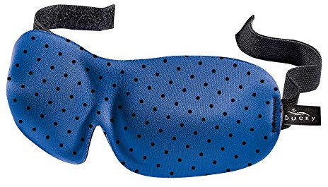 Bucky 40 Blink No Pressure bedruckte Augenmaske für Reisen und Schlaf, schwarze Punkte, Einheitsgröße