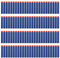 TOPWAYS® 100 Pcs 7.2cm Foam Dart Refill Bullet Strike Elite für Nerf Pfeile Pistole Gun Nerf N-Strike Elite Series Darts Blasters Spielzeugpistole (blau 100 Stück)